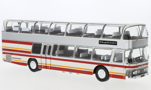 Neoplan NH 22L Skyliner 1983 Wit/Rood - 1:43
